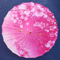 ☆ 小蝶×舞桜 ☆ 和傘 撮影用 和風 mmju9a 和傘 撮影用 和風 直径84cm 和柄 舞踊傘 唐傘 踊り傘 番傘 紙傘 長傘 和装 和 鮮やか コスプレ 写真 撮影 写真撮影 装飾 飾り こども 子ども 子供 レディース 演出 出かけ インテリア
