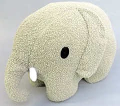 【中古】ぬいぐるみ グレー 特大サイズぬいぐるみ ゾウ もこもこver. 「ブルーナアニマル」