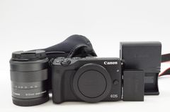 Y77800-2)Canon キヤノン EOS M3 ミラーレス デジタル 一眼レフカメラ　１８－５５㎜　レンズキット