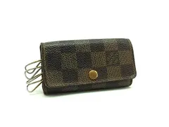LOUIS VUITTON ルイヴィトン N62631 ダミエ ミュルティクレ4 4連 キーケース 鍵入れ メンズ レディース ブラウン系 DJ0666