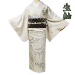 単衣紬着物　しょうざん　パールトーン　未使用 単衣】藍染 しょうざん生紬 | たまるや七草着物店
