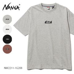 ナンガ【NANGA】NW2211-1G208 ECO HYBRID MT LOGO TEE エコハイブリッド MTロゴティー 半袖 Tシャツ シンプル アウトドア ユニセックス メンズ レディース