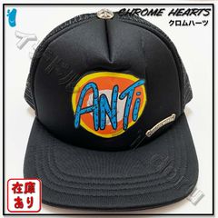 +CHROME HEARTS+ "ANTI" SCROLL MATTY BOY トラッカー キャップ