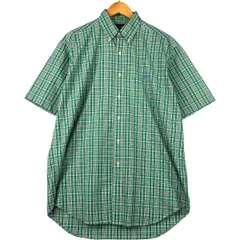 古着 ラルフローレン Ralph Lauren RALPH LAUREN GOLF TILDEN 半袖 ボタンダウン チェックシャツ メンズM相当/eaa584876