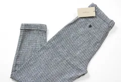 ☆未使用☆ Casely-Hayford ◆ ジャガード織 テーパードパンツ 黒系 38 (下げ札付き 定価6.9万円) リネンシルク トラウザーズ スラックス ケイスリーヘイフォード ◆XT14のサムネイル