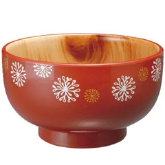 紀州塗り お椀 お碗 ５寸 赤 富貴鉢 内白木塗 日本製 国産 汁椀 おわん スープボウル 食器 味噌汁 おしゃれ 丼 どんぶり 鉢