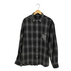 完売品　XLARGE エクストララージ　オンブレチェックシャツ 　L XLARGE 全2色 エクストララージ チェックシャツ OLD ENGLISH LS