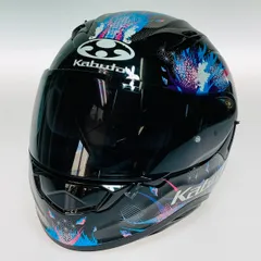 Kabutoカブトカザミ ホワイトＭサイズ曇り止とブルーミラーシールド付 Kabutoカブトカザミ ホワイトMサイズ曇り止とブルーミラー