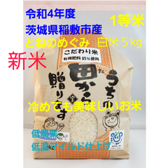 令和4年度産　茨城県稲敷市産　とねのめぐみ　白米5kg　こだわり米