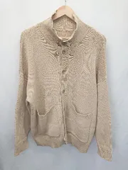 ◇ ⊇ HARE ハレ 2WAY 長袖 シャツニット カーディガン サイズS ベージュ系 メンズ E  【1507100015860】