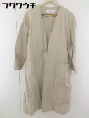 ◇ ◎ JOURNAL STANDARD ジャーナルスタンダード ノーカラー 長袖 トレンチ コート サイズF ベージュ レディース  【中古】 【1112240003112】