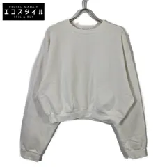 ザ ニューハウス ホワイト コットン×ポリウレタン CHULA VISTA SWEAT SHIRT クルーネックスウェット FREE THE NEWHOUSE ザ ニューハウス ホワイト コットン×ポリウレタン