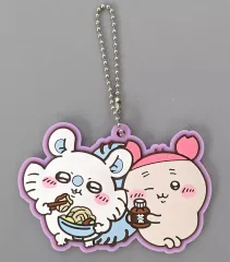 【中古】キーホルダー モモンガ＆カニちゃん/チャーム ラバーコレクション 「一番くじ ちいかわ ～みんなでラーメン～」 G賞