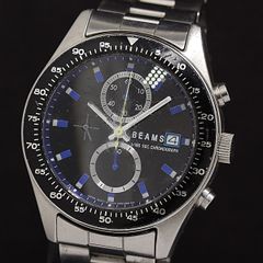 名*す様 f4264 BEAMS ビームス 腕時計 クロノグラフ 動作未確認 - メルカリ