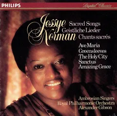 米CD Jessye Norman / The Ambrosian  Sacred Songs 4000192 Philips /00110