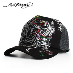 エドハーディー Ed Hardy ツイルメッシュキャップ 帽子 メンズ レディースのサムネイル