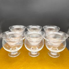 スワン デザートグラス 佐々木硝子製 5客 昭和レトロ希少品 - メルカリ
