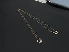 ■美品■ 4℃ ヨンドシー SV925 美女と野獣 ハート ラインストーン ネックレス ペンダント アクセサリー シルバー系 DG6921のサムネイル