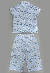 【中古】衣類 ハチワレ パジャマ ブルー レディースLサイズ 「ちいかわ なんか小さくてかわいいやつ×しまむら」のサムネイル