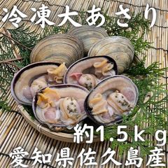 【愛知佐久島産】冷凍大アサリ 1.5kg