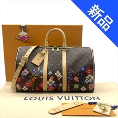 国内正規品 新品 LOUIS VUITTON Takashi Murakami ルイヴィトン 村上隆 モノグラム キーポルバンドリエール 45 ボストン バッグ m13869