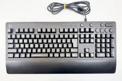 【HY】O【中古】【美品】Logicool G ロジクール G ゲーミングキーボード 有線 G213r パームレスト 日本語配列 Mech-domeスイッチ 静音 LIGHTSYNC RGB[送料無料(一部地域を除く)]HY002