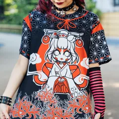 【ACDC RAG】 floral valley Tシャツ 原宿系 イラスト ユニセックス サブカル系 新品 未開封品 正規品のサムネイル
