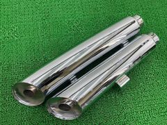 ハーレー トランペットマフラー サイレンサー パン ナックル ショベル