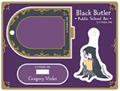 【中古】アクリルスタンド・アクリルパネル グレゴリー・バイオレット 「黒執事 -寄宿学校編- ゆらゆらアクリルスタンドコレクション ゆるパレット」