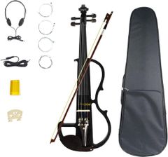 エレキヴァイオリン エボニー サイレント バイオリン 4/4 つや - メルカリ