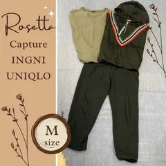 セットアップ レディース メンズ 男女兼用 Mサイズ Capture INGNI UNIQLO キャプチャー イング ユニクロ パーカー Tシャツ パンツ ３点 まとめ売り コーデ売り