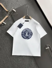 【今日特価】1V 2025SS 最新款 円領ファッション ショートスリーブ T シャツ