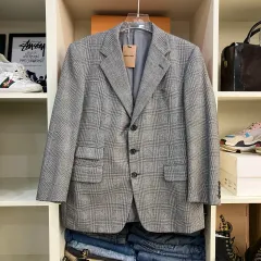 BURBERRY(バーバリー ) チェック ウール ブレザー