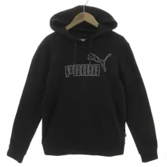 プーマ PUMA ESS+ ANIMAL フーディースウェット 678423-01 パーカー カモフラ 迷彩 ロゴプリント プルオーバー  裏起毛 ブラック 黒 L