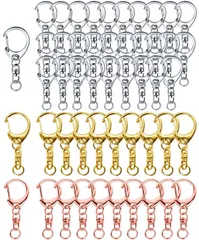 【特売】50個入り キーホルダー 金具 ナスカンレジン パーツ キーホルダーパーツ 回転フック 丸カン 付き ワンタッチ アクセサリーパーツ キーリング ストラップ ナスカン 手芸用品 ハンドメイド アクセサリー 手作り 素材