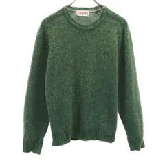 マックレガー ウール 長袖 セーター M グリーン McGregor ニット メンズ 古着 【240215】