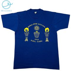 【希少USA製】90s SCREEN STARS シングルステッチ Batavia Girls バスケットボールTシャツ L　ビンテージ　古着