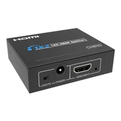【在庫セール】1080P@120Hz ゲーム スプリッター HDR対応 PS5 1入力2出力 Switch 4K60Hz Xbox Blu-ray HDCP解除 パソコン HDMI分配器 キャプチャー DAIAD (2分配)