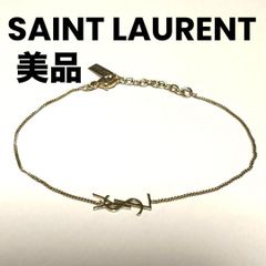 激レアSaint Laurent モノグラムリンクチェーンブレスレット - メルカリ