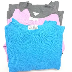 ◇ ⊆ 《 OPAQUE.CLIP オペークドットクリップ まとめ売り3点セット サイズ38/M ニット レディース 》 E  【1502180021329】