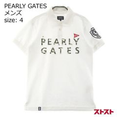 PEARLY GATES ポロシャツ 半袖 ホワイト サイズ7 - メルカリ