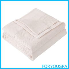 【特価商品】SE タオルケット シングル 夏用 ブランケット 綿100％ 柔らかい ふんわり 吸湿速乾 抗菌防臭 洗える オールシーズン快適 140cmx200cm アイボリー 「SE Softexly」