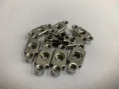 (カシメ(緩み止め)付)フローティングナットボルト固定タイプ(10個入)