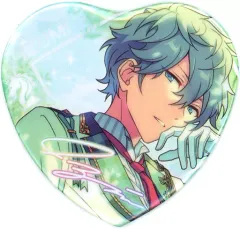 【中古】バッジ・ピンズ 瀬名泉(古書とモデル/開花後) 「あんさんぶるスターズ! 願望ホログラムハート缶バッジ Knights」 中国限定