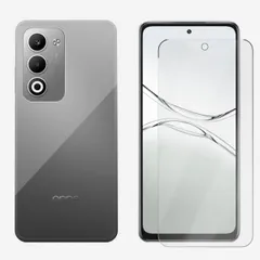 [C211F202] OPPO A5 5G ケース 衝撃吸収 2Dソフト保護フィルム + TPU素材 ソフト透明 クリア スマホケース OPPOA5 5G A502OP CPH2751 オッポ SIMフリー Y!mobile ソフトケース 携帯ケース