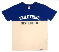 【中古】Tシャツ(男性アイドル) EXILE 会場限定Tシャツ(東京) ブルー×クリーム Sサイズ 「EXILE TRIBE PERFECT YEAR LIVE TOUR TOWER OF WISH 2014 ～THE REVOLUTION～」 東京会場限定