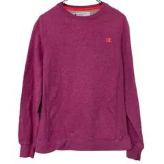 Champion ロゴ スウェット トレーナー チャンピオン レディース M ピンク系 裏起毛 プルオーバー 古着卸 アメリカ仕入 a610-7591のサムネイル