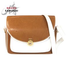 美品 HERMES エルメス スタッズバックル ゴールド キャメル ブラウン  