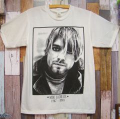 新品カートコバーン【Kurt Cobain】ニルヴァーナ★バンドTシャツ★Bunny