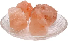 sugarello 岩塩 ピンクソルト 鉱物 標本 天然石 原石 ブルー ヒーリング パワーストーン 希少鉱物 レアストーン 鉱石標本 宝石原石 天然鉱石 かち割り 約3～5cm ランダム 2～3個セット 合計120g以上(オレンジ岩塩)